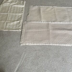 Damask charter club king size pillow shams with pillow cases beige